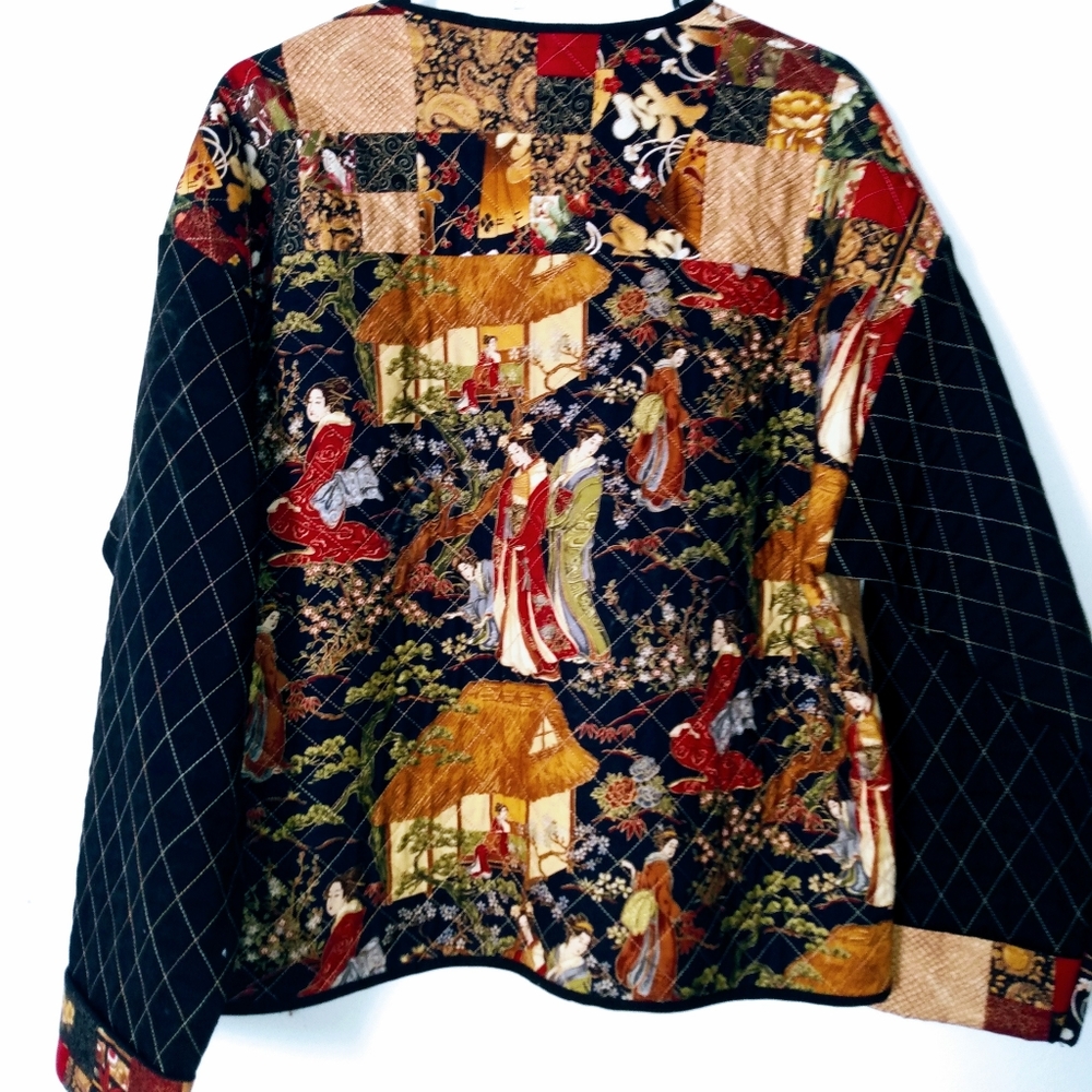Alexander quilted oriental jacket